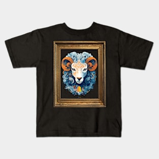 Funny Art Sheep Kids T-Shirt